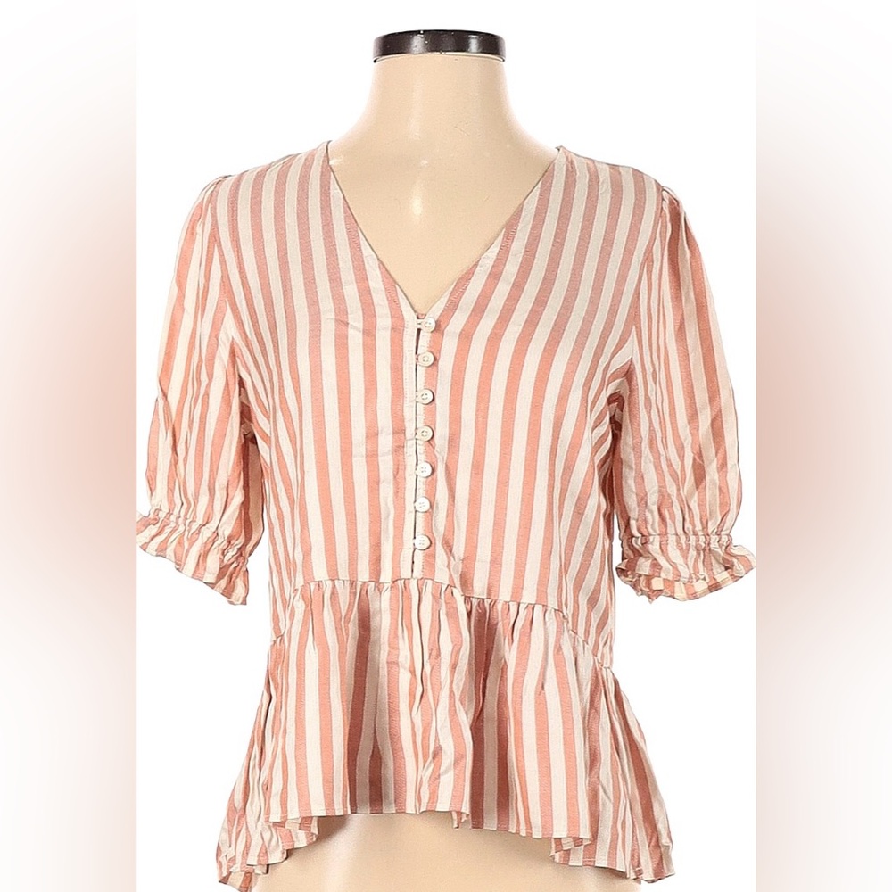 Madewell peplum top